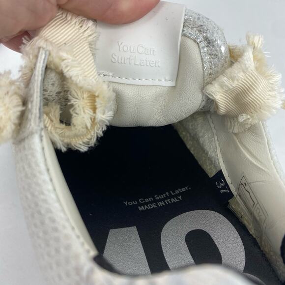 New P448 Italian Metallic Performance Cancun Sneakers in Task Size 37/7 - Picture 9 of 14